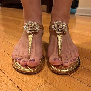 Michael Kors sandals size 8. Brand new. Elegant and chic.
